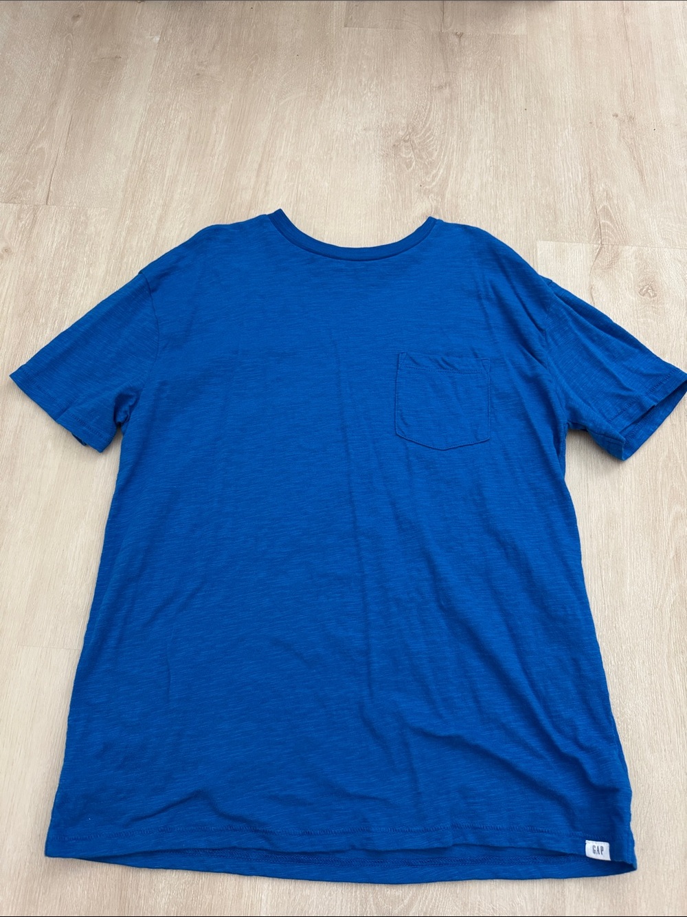 GAP Royal Blue Crew Pocket Tee